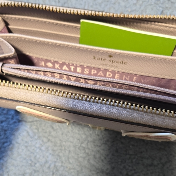 Kate Spade Black and Pink Bunny Tote With Matching Wallet - Picture 8 of 10